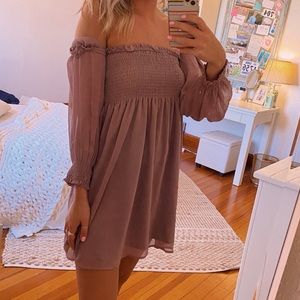 She + Sky Boho Lilac Sun Dress